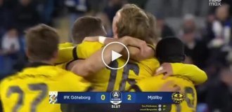 A team from a fishing village won the Swedish football championship.