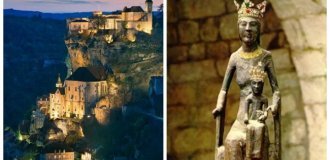 French Vertical: How a Cliff Village Became a Refuge for Saints and Heroes (14 photos + 2 videos)