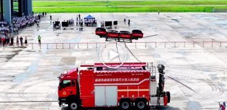 Китайская пожарная машина нового поколения