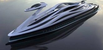 Яхта за 500 миллионов долларов со своим гаражом для машин (2 фото)