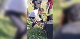 Сурок украл ключи от машины туриста в Китае