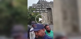 Жены сказали мужьям не слишком отрываться на отдыхе