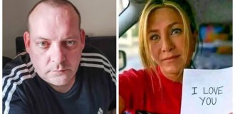 "Она сказала, что любит меня": британец пять месяцев думал, что переписывается с Дженнифер Энистон (3 фото)