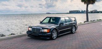 Капсулу  времени Mercedes-Benz 190E Evo II 1990 года с пробегом  176 километров выставили на продажу (39 фото)