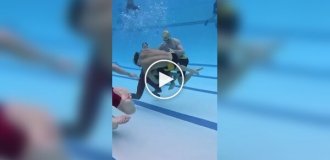 Какой-то опасный вид спорта под водой