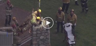 Drunk woman climbs into chimney and gets stuck