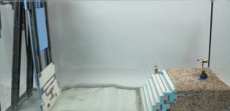 How different structures protect the coast from erosion using LEGO as an example (3 photos + 1 video)