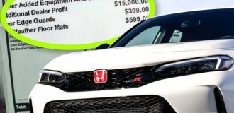 Дилери Honda встановили чесну націнку $15 тисяч, ставши необхідним прикладом відвертості для авторинку (2 фото)