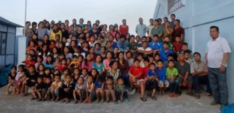 Индус стал главой самой большой семьи в мире: у него было 39 жён, 94 ребёнка и 33 внука (4 фото)