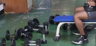Спортзалы из которых хочется сбежать (13 фото)
