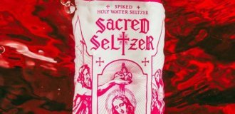 В США выпустили алкогольную святую воду "Sacred Seltzer" (3 фото)