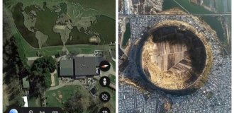 30 неожиданных находок с Google Earth (31 фото)