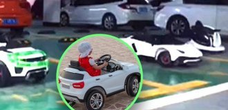 A man in China sued for the right to park his son's toy cars (3 photos)