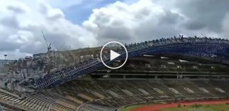 One of the largest stadiums in the world was blown up in Malaysia (keep the sound down)