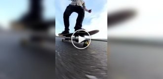 Magnetic levitation skateboard