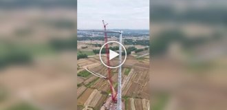 Assembling a wind turbine