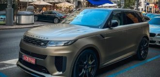 The most powerful Range Rover with a BMW engine was spotted in Ukraine (4 photos)