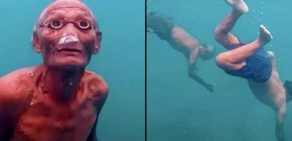A unique gene of the Bajo tribe that allows you to swim underwater for 5 hours a day (4 photos + 1 video)