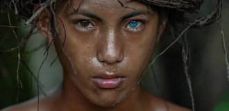 Голубые глаза, которые завораживают! ? (4 фото)