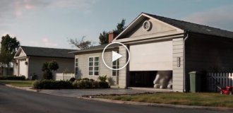 Забавная реклама с котятами в миниатюрном городе