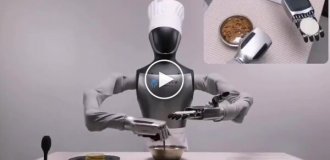 Китайский робот готовит пельмени