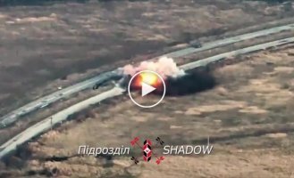 Our soldiers destroyed a 2S4 Tulip self-propelled mortar