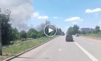 A truck with ammunition exploded in the center of occupied Pervomaisk