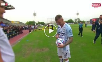 Курьезный эпизод на стадионе