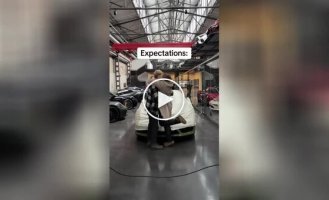 A girl dreamed that she was given a Porsche