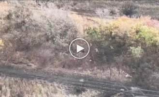 Ukrainian soldiers storm the Russian position in the Kupyansky direction