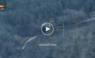 Unsuccessful attack of the Russian military in the Kupyansk direction with the support of two tanks