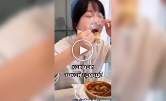 Азіати придумали новий спосіб схуднення: їсти через пакети
