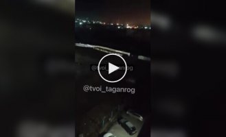 Yesterday evening there was a massive drone attack on the Taganrog airbase
