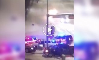 Поліцейський собака зробив перерву під час погоні за порушником