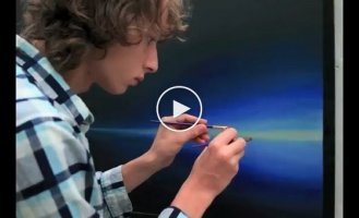 Волшебное видео от голландский художника Тийме Термаата