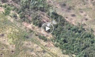 Ukrainian FPV drones attack Russian armored vehicles in Donetsk region