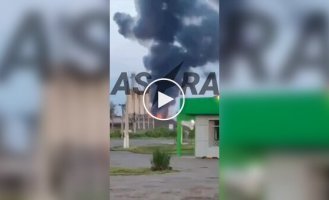 Drones attacked the Tambov region of the Russian Federation: the Platonovskaya oil depot is on fire