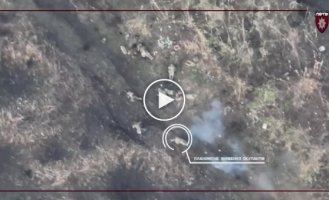 Ukrainian military, with the support of artillery and drones, destroy a Russian assault group in the Bakhmut direction