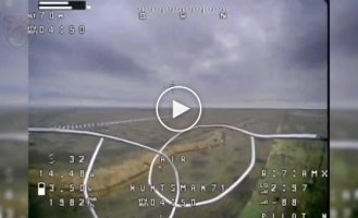 Drones of the 71st separate fighter brigade attacked an anti-tank missile ammunition depot
