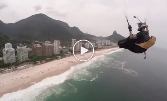 Полет на параплане над Рио-де-Жанейро 