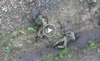 Ukrainian drones drop FOGs and grenades on Russian military personnel in the Avdiivka direction