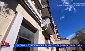 An Italian woman died under mountains of her parcels from marketplaces