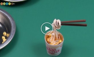 Потрясающе реалистичная миниатюра японского блюда