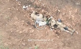 Everything is covered with corpses of Russian attack aircraft: soldiers of the 54th Separate Mechanized Brigade showed trenches cleared of the enemy