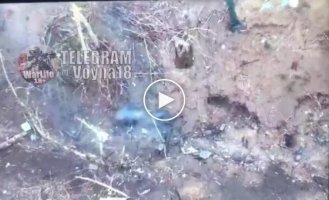 Ukrainian drone drops FOGs and grenades on Russian military in the Bakhmut direction