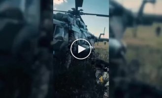 Ukrainian military intelligence (GUR) shares footage of the Russian pilot who handed over the Mi-8 helicopter to Ukraine