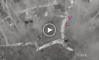 Ukrainian military, supported by a drone with a thermal imager, storm Russian positions in the Donetsk region