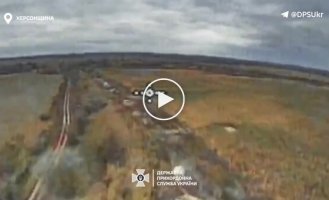 FPV drones of border guards carried out accurate strikes on enemy positions in the South