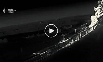Дроны ГУР разгромили военный поезд оккупантов на ВОТ на Запорожье