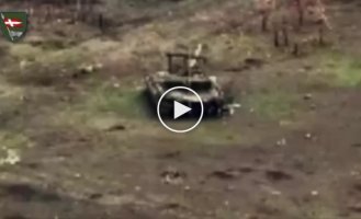 Warriors of the Volyn brigade discovered and destroyed enemy armored vehicles that the occupiers tried to hide